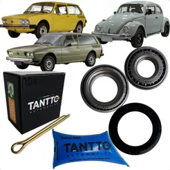 Kit Rolamento Roda Dianteira Brasilia Fusca Variant 1974 a 1996 Para um lado