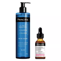 Principia Kit Limpa e Restaura c/ Gel de Limpeza GL-02 + Sérum Multivitaminas MIX-03