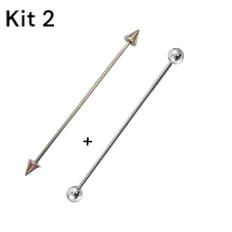 kit 2 piercings megabell , transversal