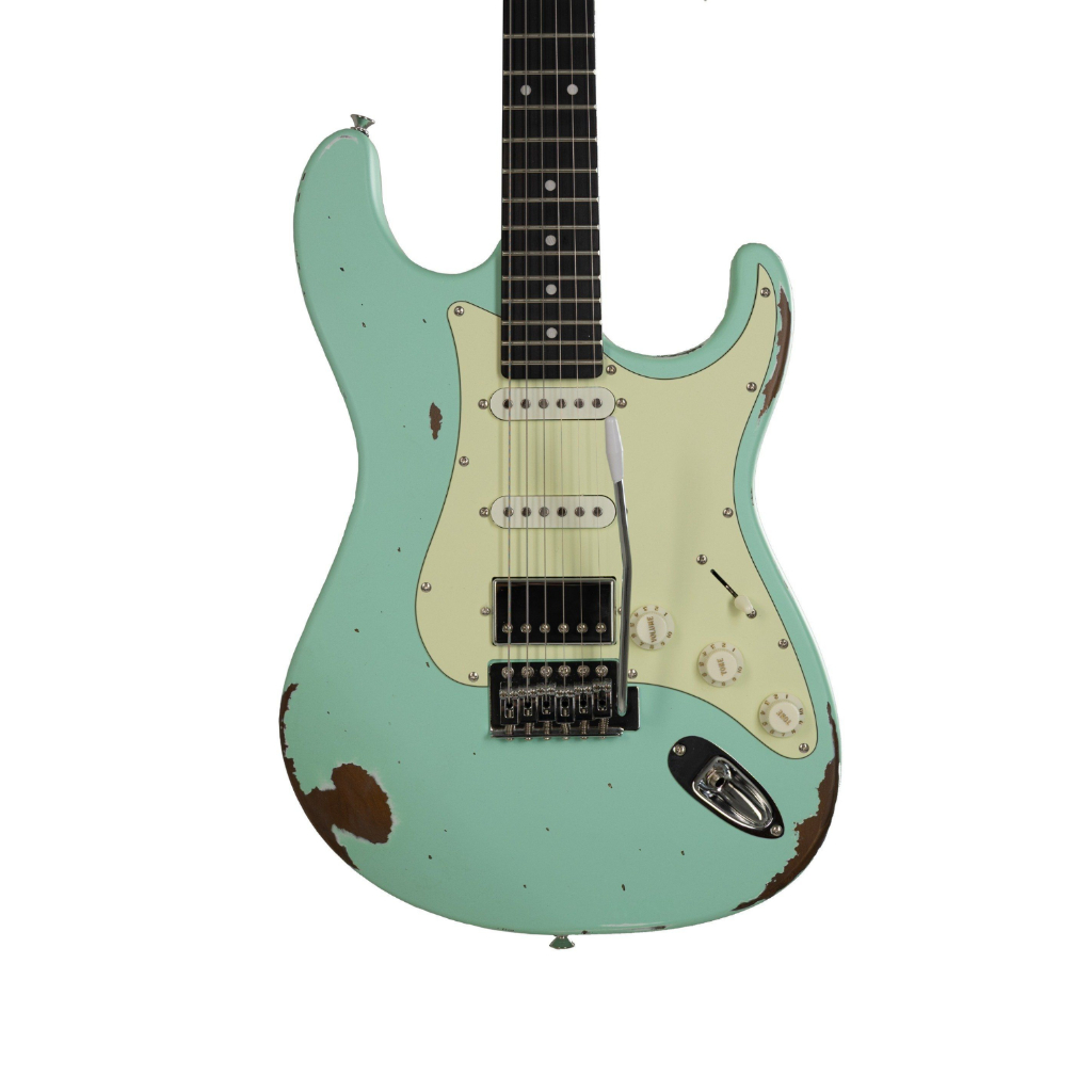 Guitarra Strato Tagima Relicado Tga-580 Surf Green Verde 6c Orientação Da Mão Destro — imagem 2 de 2