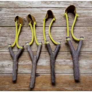 1 Atiradeira Estilingue De Madeira Natural 100% Original em Oferta na Shopee