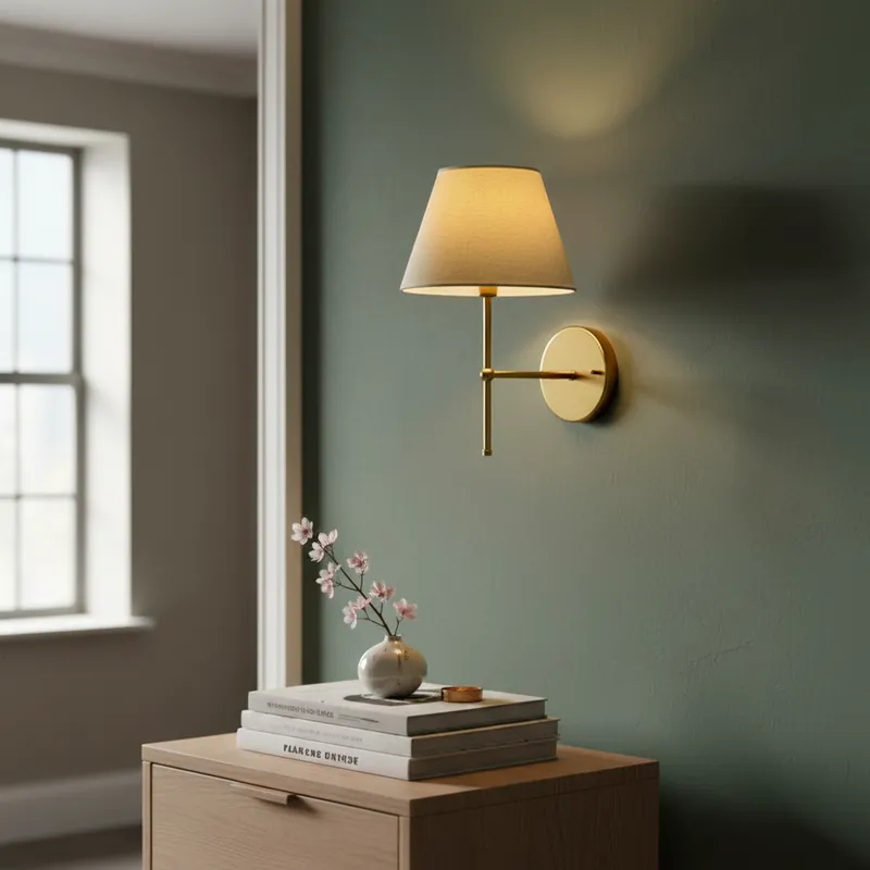 Imagem Arandela luminária de Parede Clássica Elegante Com Cúpula Ref 19 Decoração iluminação Casa Sala Quarto Escritório