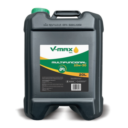 Óleo lubrificante V-Max 10w30 multifuncional 20 litros óleo 1030 em Oferta na Shopee