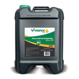 Óleo lubrificante V-Max 10w30 multifuncional 20 litros óleo 1030 em Oferta na Shopee