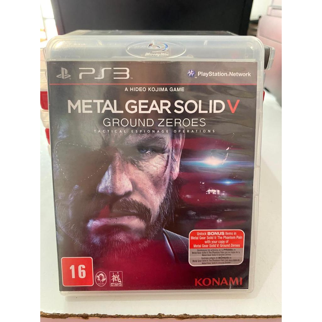 Metal Gear Solid V Ground Zeroes - Mídia Física Original Seminovo em Ótimo Estado!
