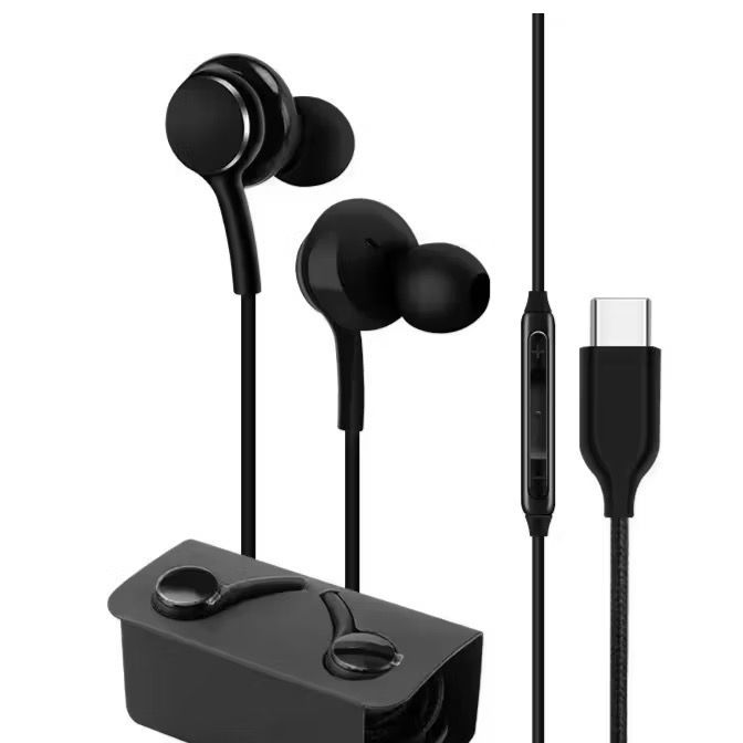 FONE DE OUVIDO COM FIO E MICROFONE TYPE-C EARRPHONES JYW-FONE TYPC