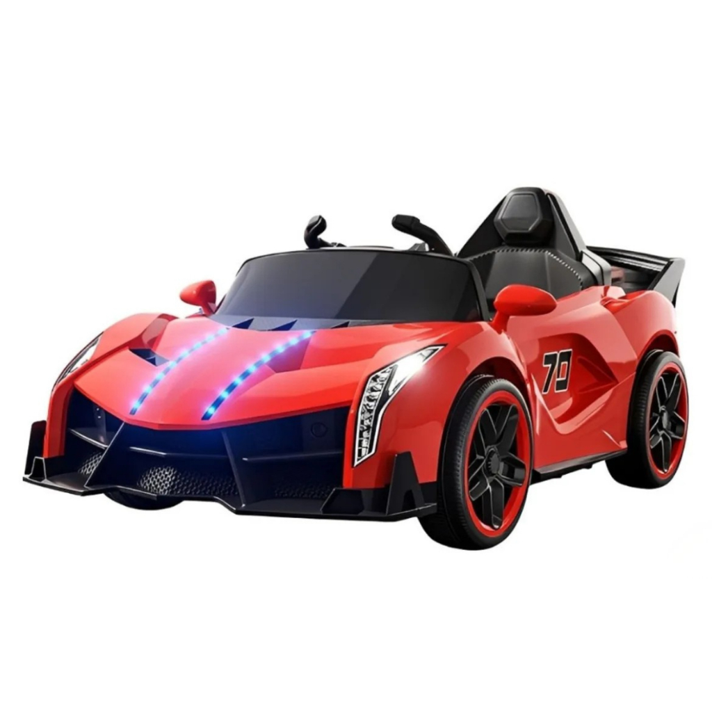 MINI CARRO ELETRICO INFANTIL 6V VERMELHO BW404VM COM CONTROLE REMOTO