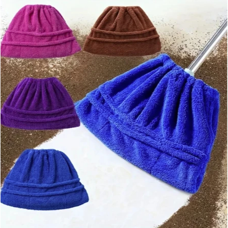 Capa Microfibra chão Reutilizável para Rodo e Vassoura Limpeza Cozinha/Móveis Cantos de Paredes-PA001