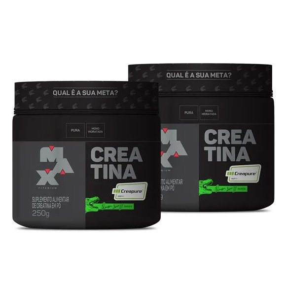Kit 2 Creatina Creapure 250g - Suplemento em Pó Linha Ramon Dino em Oferta na Shopee