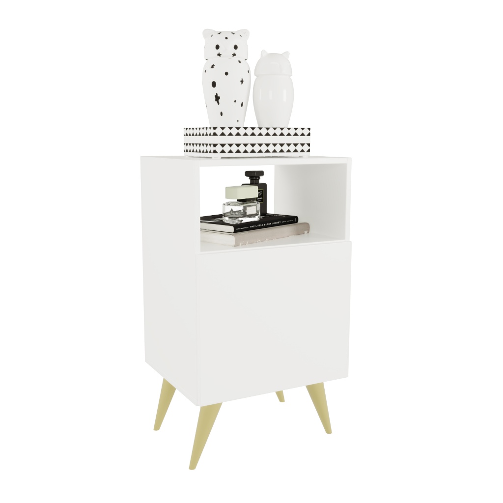 Mesa de Cabeceira Nicho Quarto Casal Decoração Retro Rapallo em Oferta na Shopee