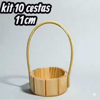 Kit 10 Cesta Mini Redonda 11 Centímetros em Oferta na Shopee