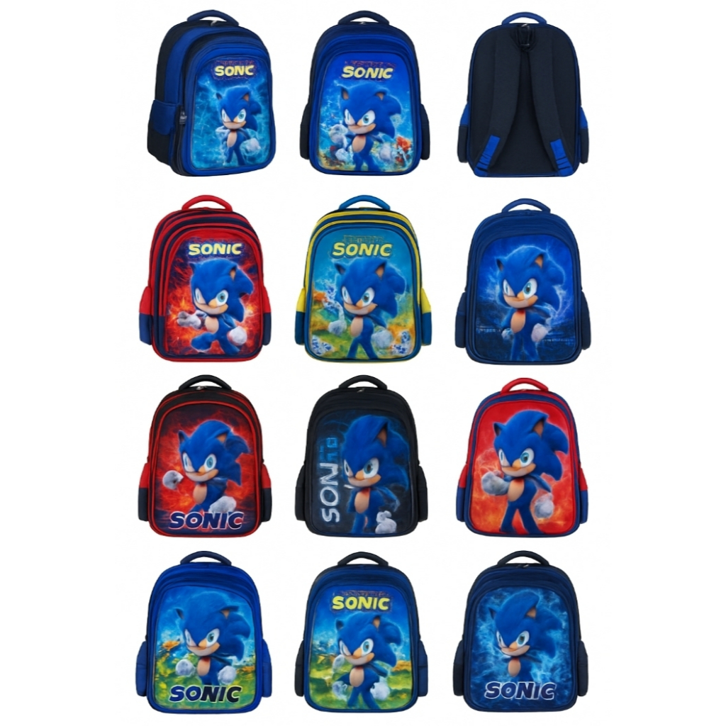 Mochila Escolar Infantil Capivara Sonic Ben 10 Homem Aranha 3d Em Alto Relevo Impermeável em Oferta na Shopee