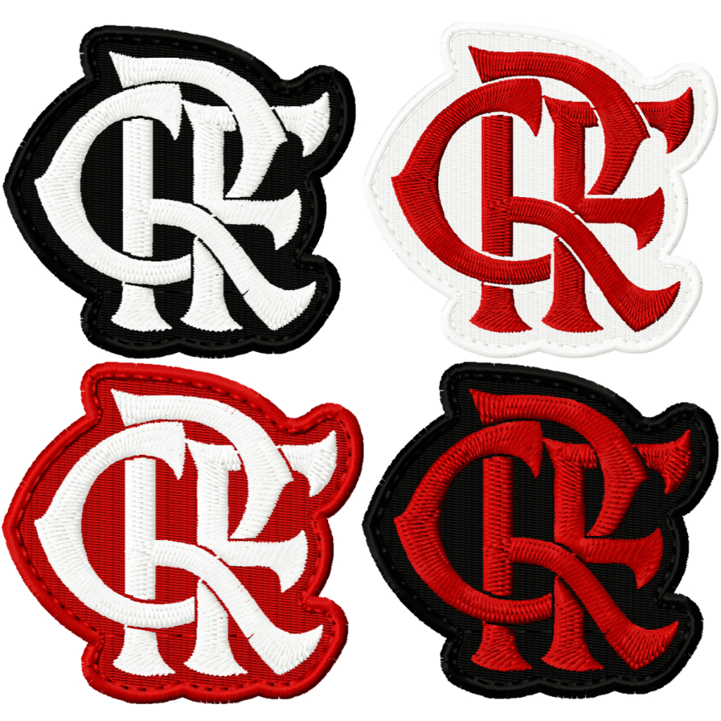 Patche Bordado CRF Flamengo (5,3x5cm) - Diversas Cores em Oferta na Shopee