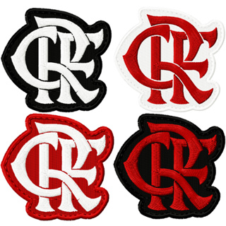 Patche Bordado CRF Flamengo (5,3x5cm) - Diversas Cores em Oferta na Shopee