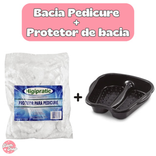 BACIA para PEDICURE + PROTETOR de BACIA PEDICURE para Salão de Beleza clinica de estética em Oferta na Shopee