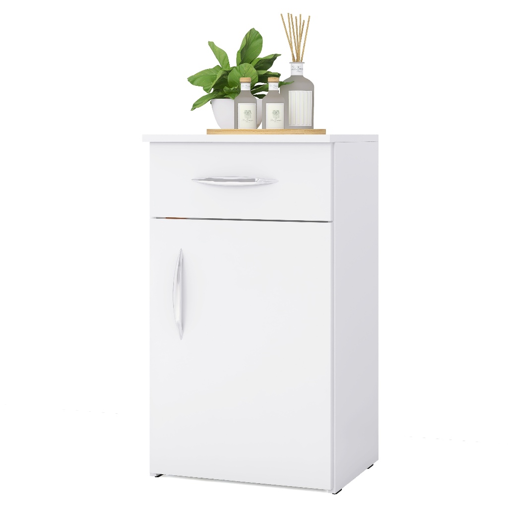 Armário C Porta E Gaveta Organizador Cozinha Mais Vendida Pia Branco Móvel Branco Quantidade De Furos Para Torneira Sem
