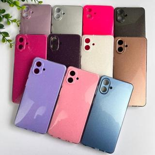 Capinha Glitter Colorida Aveludada para Samsung Galaxy A07 – Proteção com Cores Vibrantes (CF68).