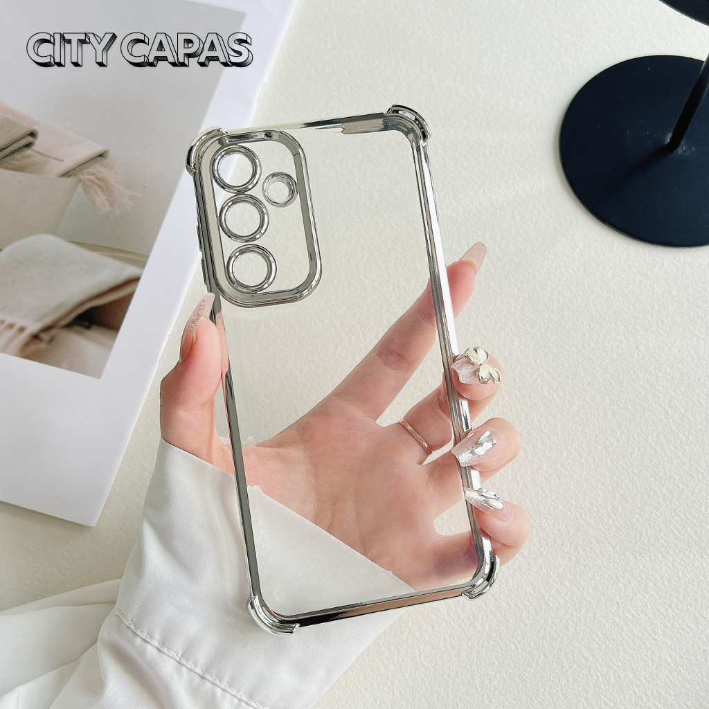 City Capas - Capinha Samsung S25 FE PLUS ULTRA EDGE S24FE S23FE S21FE S20FE Transparente Colorida em Oferta na Shopee