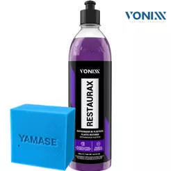 Cera Revitalizadora de Plásticos Internos e Externos Veículos Restaurax Original Vonixx 500ml