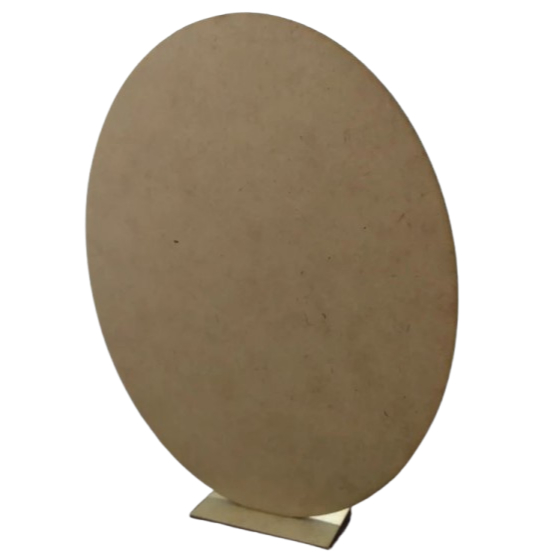 Mini painel Oval MDF Cru 3MM para Decoração Festas Artesanato Formatura Casamento Aniversário Bodas  - Arte em Laser