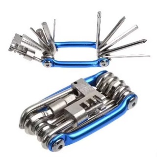 Canivete Ciclista 12funções Chave Corrente Espátula Bike Mtb em Oferta na Shopee