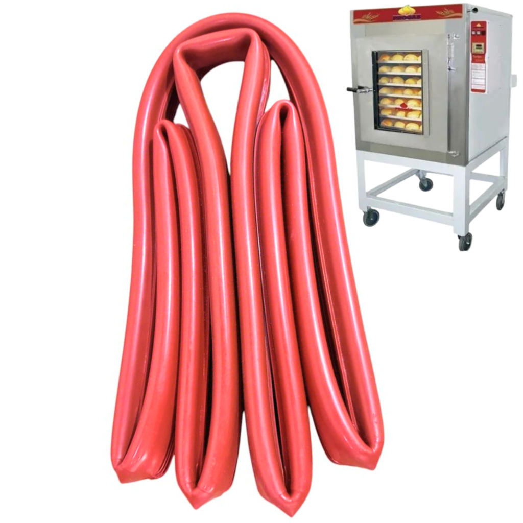 Borracha Perfil Quadro Montado Encaixe Para Vedação Porta do Forno Progas Prp 8000 8 Esteiras 3150