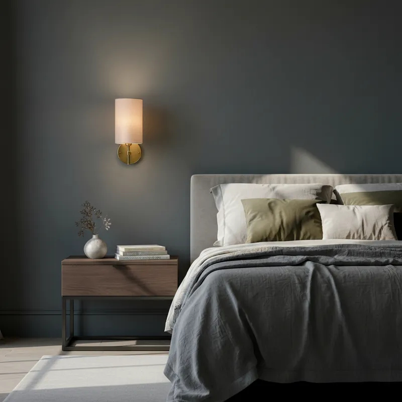 Arandela luminaria de Parede moderna elegante e Cúpula Algodão Decoração iluminação Casa Sala Quarto em Oferta na Shopee