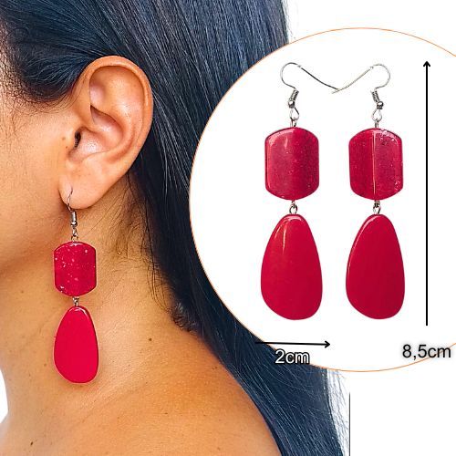 Lindo Brinco feminino com estilo e elegância artesanal feitos com miçangas e entremeios em Oferta na Shopee