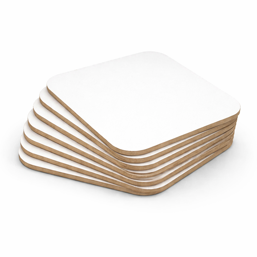 Kit 100 Quadrado MDF Branco com Ponta Arredonda 3MM Varios Tamanhos em Oferta na Shopee