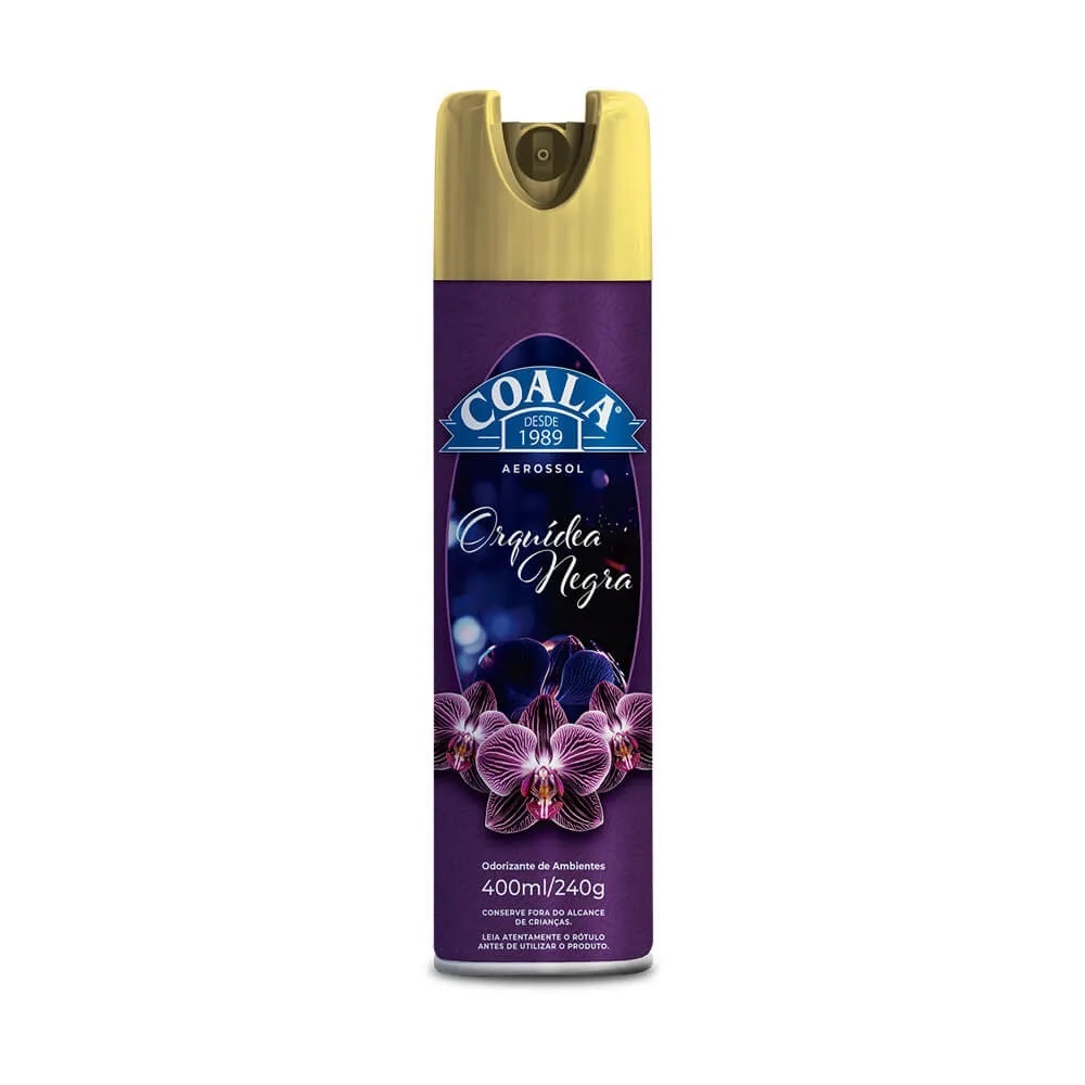 Aerossol Odorizante de Ambientes Coala Orquidea Negra - 400ml/240g
