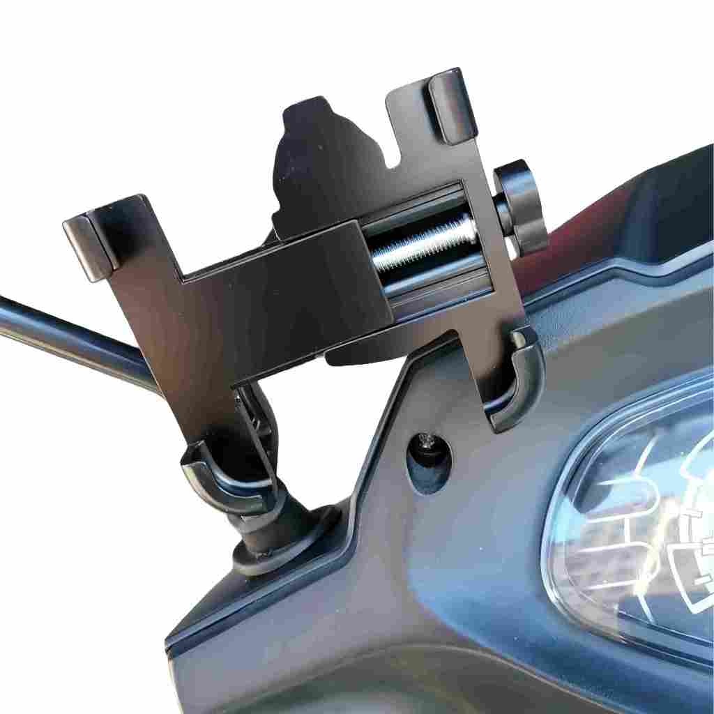 Suporte para Celular C2 em Alumínio – Espelho Retrovisor para Moto e Bicicleta