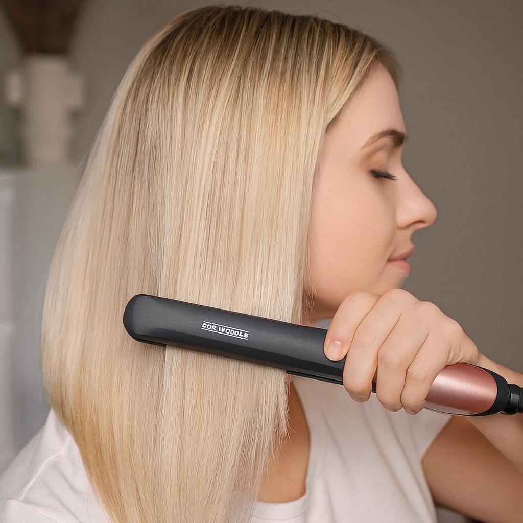 Chapinha Cabelo Profissional Cerâmica Antifrizz Ondulação Alisadora Estica Modeladora Capilar