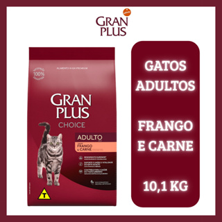 Ração Granplus Choice Gatos Adultos sabor Frango e Carne 10,1kg em Oferta na Shopee