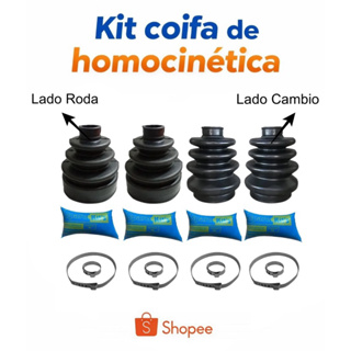 4 Kit Coifa Homocinetica Lado Roda Cambio Celta Corsa Prisma em Oferta na Shopee