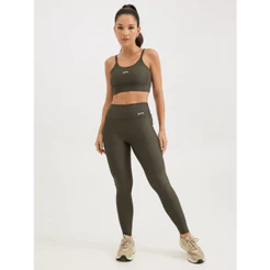 Conjunto Fitness Feminino Academia Legging e Top Alça Digital Arm Fitness