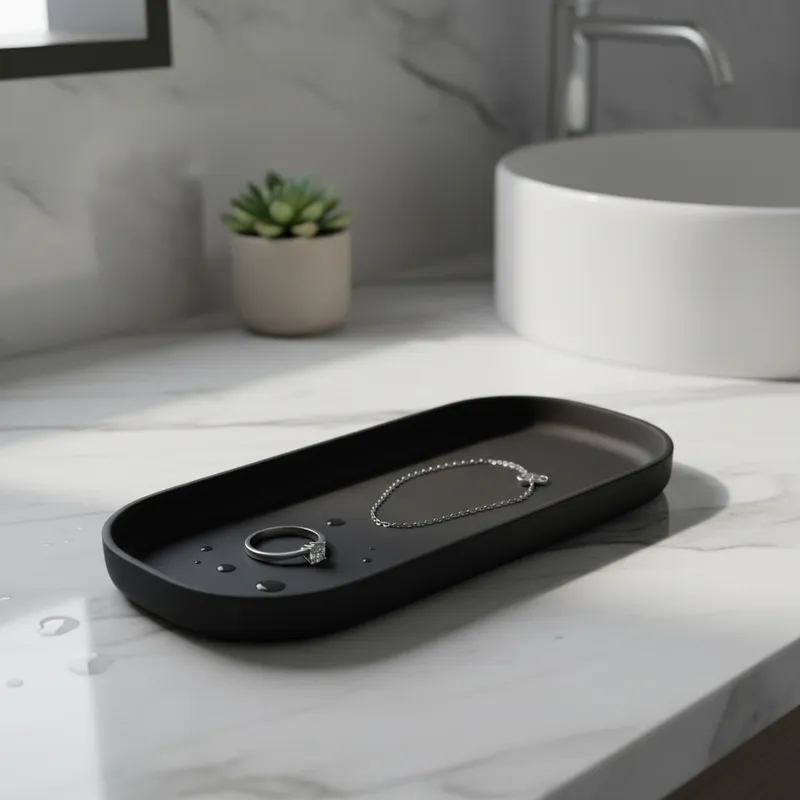 Bandeja Dual Porta Dispenser Organizador De Pequenos Objetos Lavabo Banheiro Penteadeira Ou - Cores em Oferta na Shopee