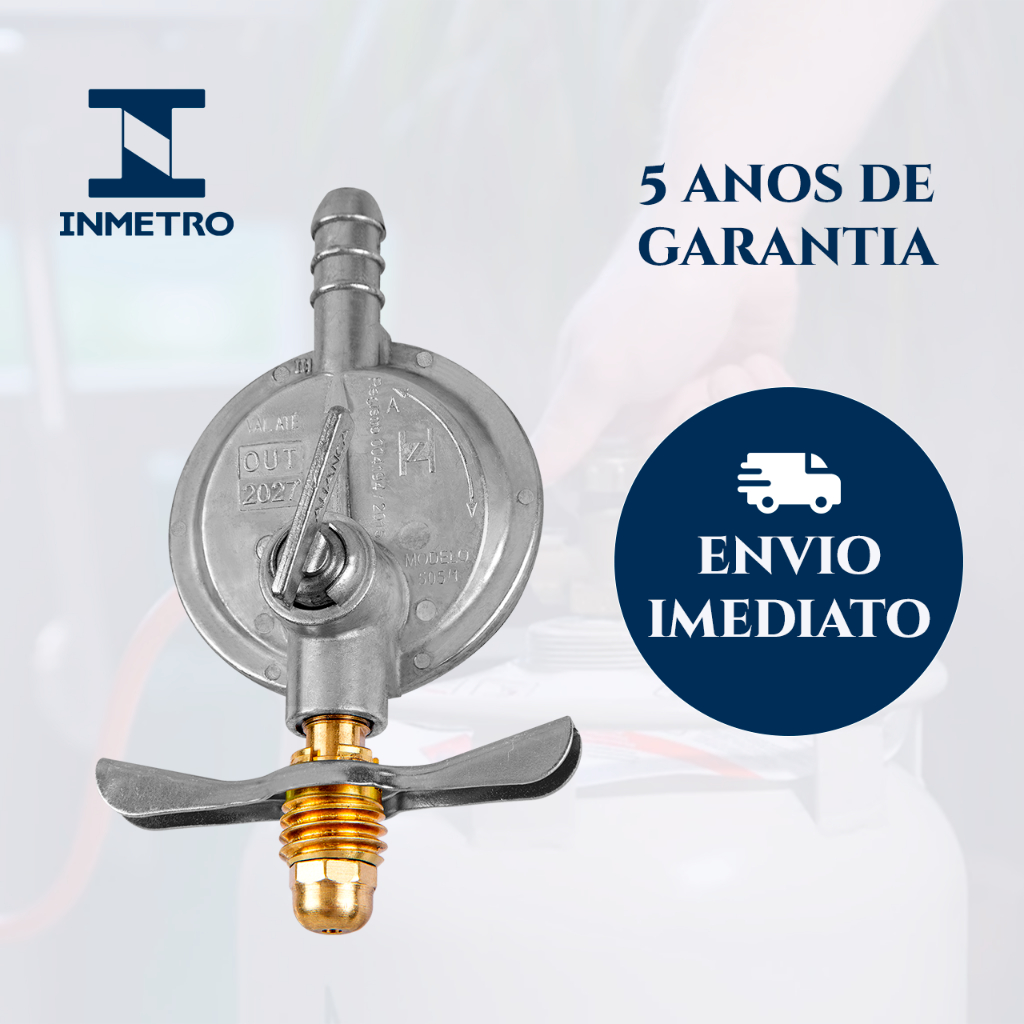 Regulador Gás GLP 505/01 Doméstico – Baixa Pressão