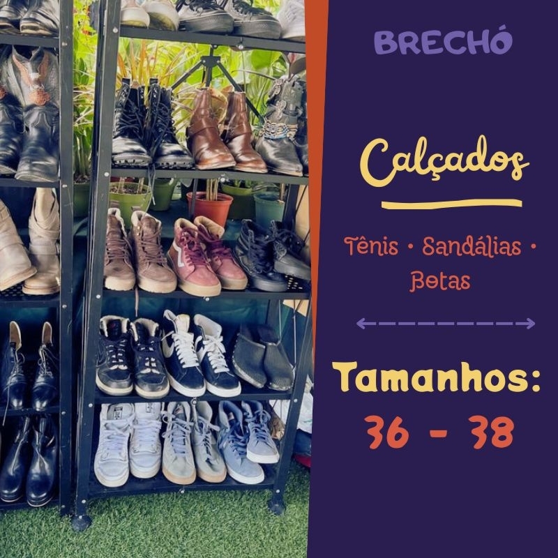 Desapego Calçados Novos e Usados Sandalias Tenis Botas Brecho