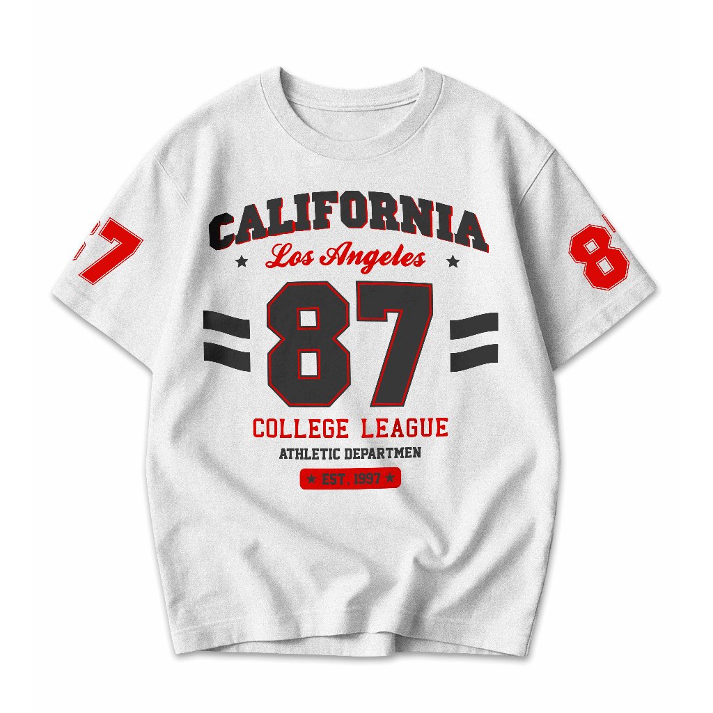 Camiseta Streetwear Estampa Exclusiva CALIFORNIA  87 Nova