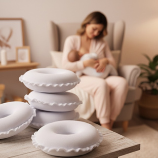 Kit 6 Rosquinha Amamentação Protetor Para Seios Algodão Antialérgico Reutilizável em Oferta na Shopee