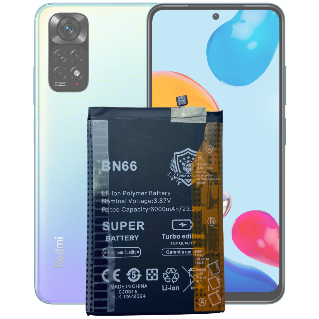Bateria Xiaomi BN66 (5000 mAh) | Redmi Note 11 / Redmi 10 / Note 11S | Premium