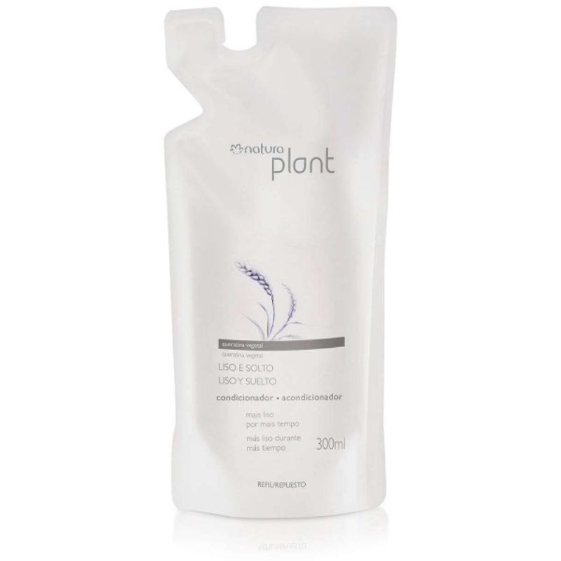 Refil Condicionador Liso e Solto Natura Plant 300ml em Oferta na Shopee