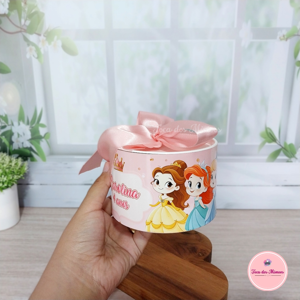 KIT TUBOLATAS PERSONALIZADAS 7X10 - PRINCESAS - LEMBRANCINHAS | ANIVERSÁRIO | FAZEMOS QUALQUER TEMA