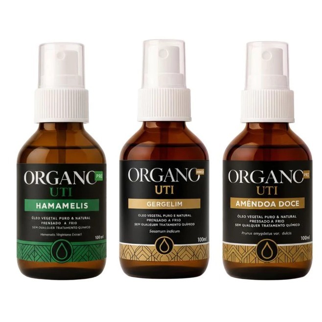 Kit Calm & Glow – Hamamélis, Gergelim e Amêndoa Doce – Óleos Vegetais 100% Naturais