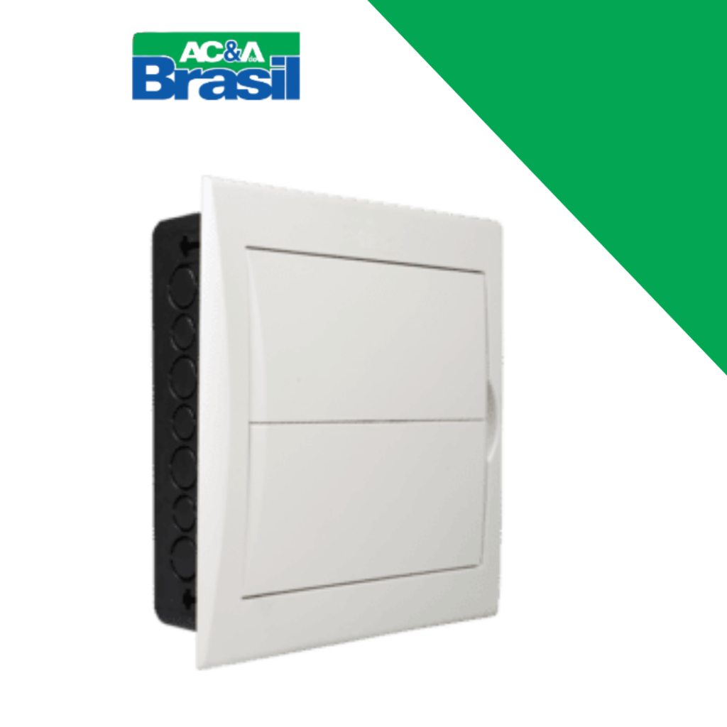 QUADRO DISTRIBUICAO EMBUTIR 18/24 DISJUNTORES ACEA BRASIL