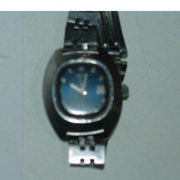 Relogio De Pulso Feminino Seiko Fundo Azul Automatic Verso a corda vintage
