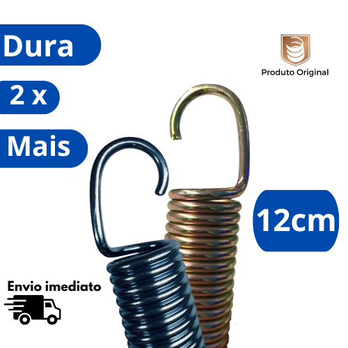 Kits Molas 12cm para Cama Elástica Infantil e Adulto | Cores: Bi cromatizada e Zincada em Oferta na Shopee