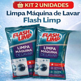 Kit 2 Limpa Maquina de Lavar 80g Cada Limpador Para Maquina de Lavar Tanquinho Remove Residuos em Oferta na Shopee