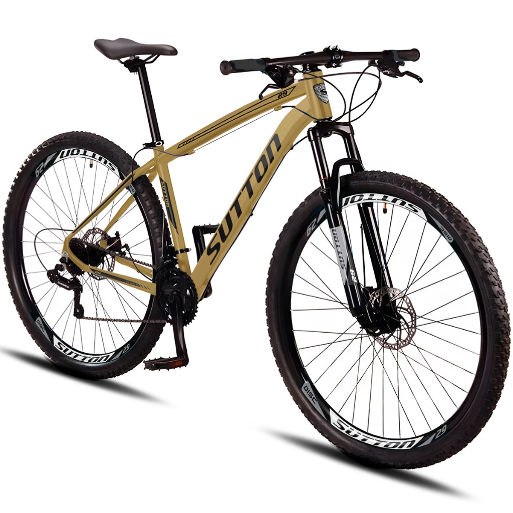Imagem Bicicleta Aro 29 Sutton 21V Shimano Freio Disco Alumínio Suspensão Aero MTB Sprint MX7 Raptor