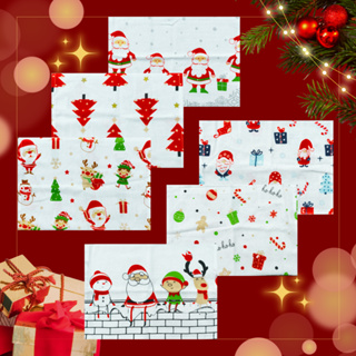 Kit 6 Panos de Prato Natal Estampas Natalinas - tamanho grande em Oferta na Shopee